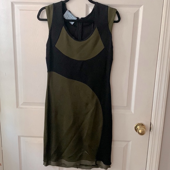 Prada Dresses & Skirts - Prada black and olive dress EU 40 US 8